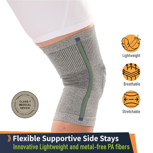 Comforband Premium Recovery Knee Compression Support – Germanium & Bamboo Charcoal Infused Knee Brace for Improved Circula...