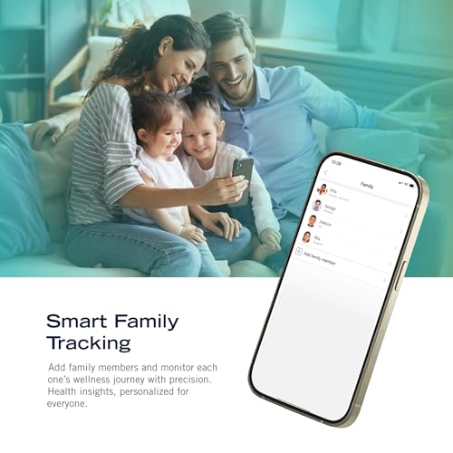 Nautica Body Tracker Digital Bathroom Scale, Bluetooth-Enabled Smart Scale with BMI, Body Fat, Muscle Mass Tracking & Mor...