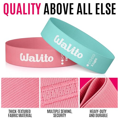 Fabric Resistance Bands for Working Out - Booty Bands for Legs -Glutes Training for Women and Men - Exercise Bands for Squ...