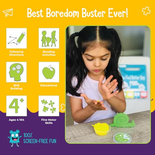 Open The Joy Feel Better Box: Get Well Soon Kids Gifts Basket, 50+ Fun Activities, Games, Toys, Conversation Cards, Origam...