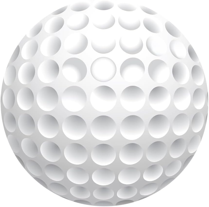 Laeacco 3x3ft Golf Theme Round Backdrop White Golf Ball Circle Backdrop Cover Golf Sports Themed Birthday Photo Background for Men Women Birthday Sports Match Games Club Party Portrait Booth Props