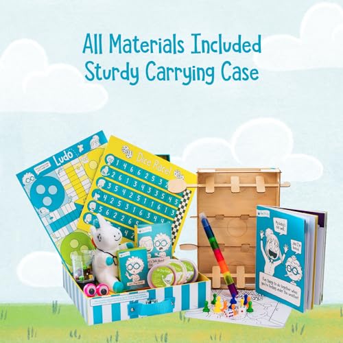 Open The Joy Feel Better Box: Get Well Soon Kids Gifts Basket, 50+ Fun Activities, Games, Toys, Conversation Cards, Origam...