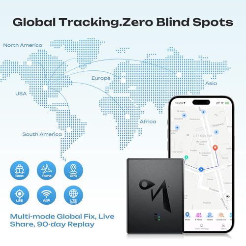 CXK GPS Tracker for Vehicles, Up to 6-Month Battery 4G LTE Car Tracker with Strong Magnetic 90-Day Location History, Globa...