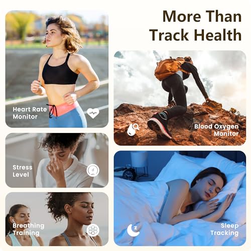 Smart Watch for Men Women, Bluetooth Call, 120+Sports Modes Fitness Tracker, Sleep Tracking, Step & Calorie Counter, IP68 ...