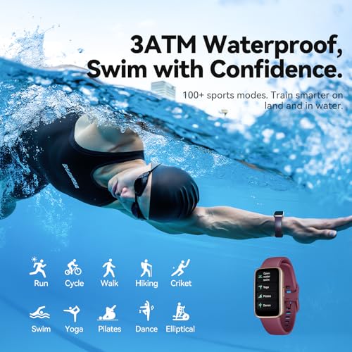 Enfit Fitness Trackers,Smart Watch with 1.47" Color Screen,100+Sport Modes Fitness Watch with Heart Rate Sleep Monitor, Pe...