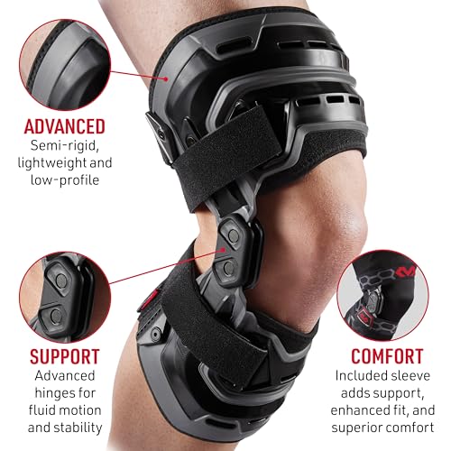 McDavid Knee Brace, Heavy Duty Hinged Knee Braces for Knee Pain, Instabilities, Ligament, ACL, MCL, PCL, Meniscus Injury, ...