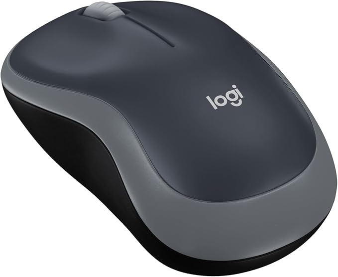 Logitech M185 Wireless Mouse, 2.4GHz with USB Mini Receiver, 12-Month Battery Life, 1000 DPI Optical Tracking, Ambidextrou...