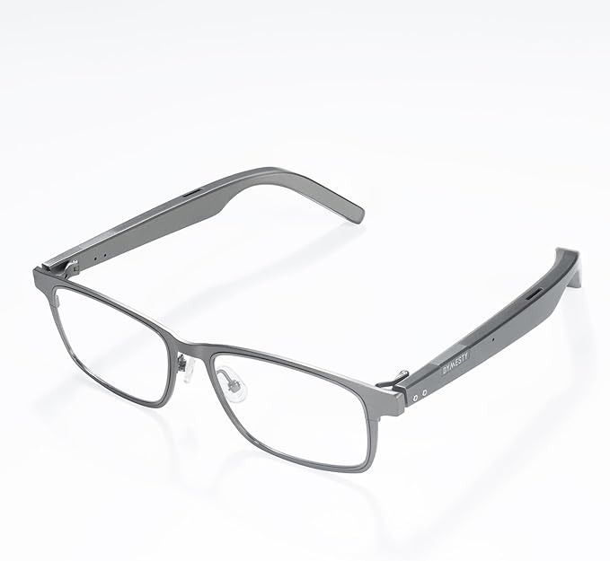 Dymesty Smart AI Glasses for Men & Women,Titanium Frame,Real-Time Translation, Meeting Recording, AI Assistant with ChatGP...