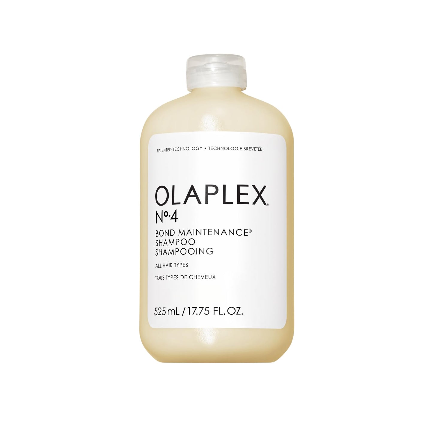 Olaplex N.4 Bond Maintenance Shampoo, Repairs, Strengthens, & Nourishes All Hair Types, Adds Shine & Leaves Hair Feeling Soft, 3