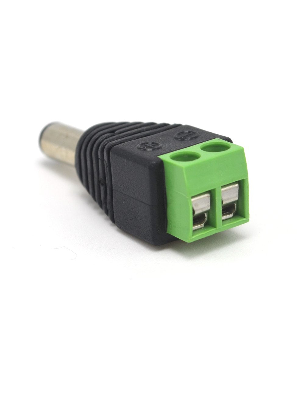 Xenocam 10 Pack 2.1Mm X 5.5Mm Male Cctv Camera Dc Power Adapter Connector