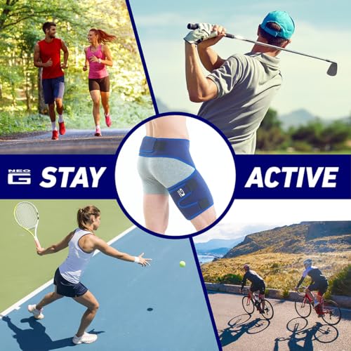 Neo-G Groin Brace for Thigh or Hamstring Injury. Groin Brace for Men and Women - for arthritis, pulled groin, strain - Adj...