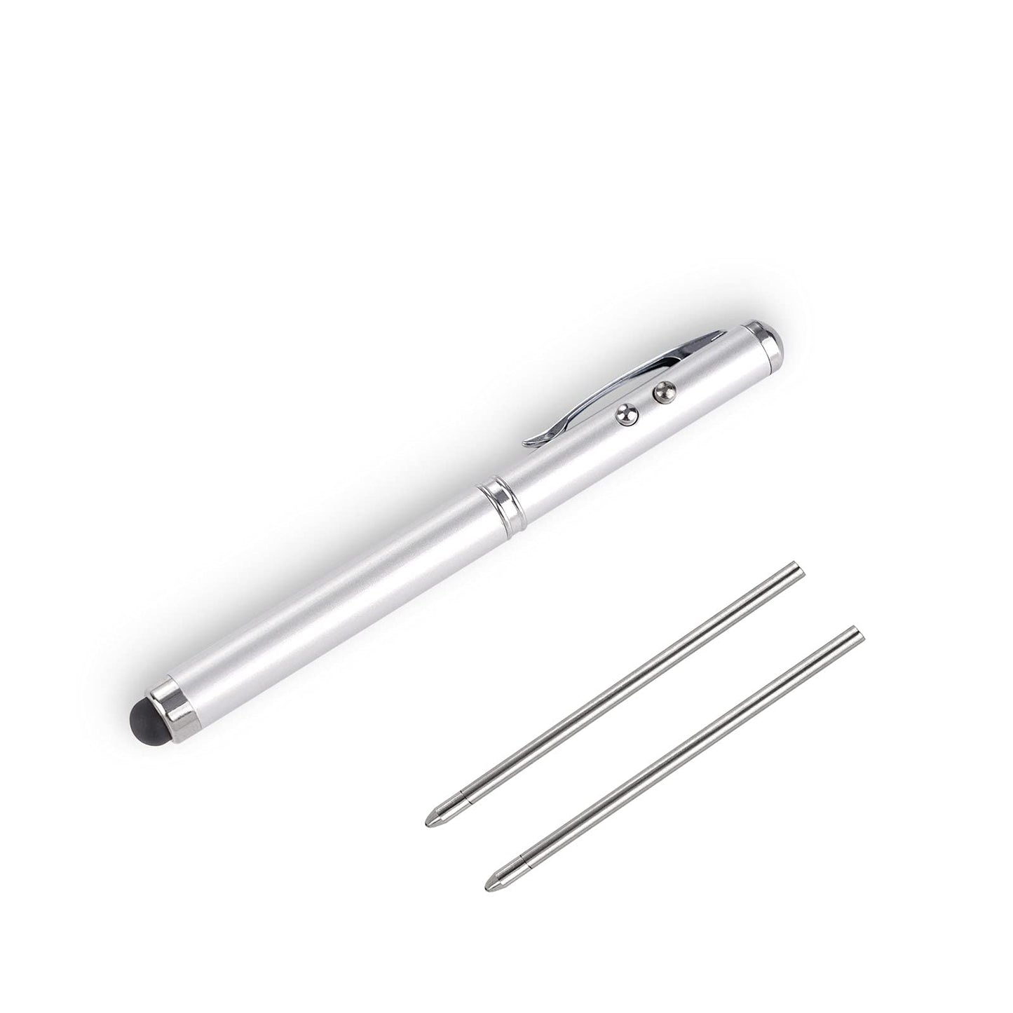 Metal Multi-Function Pen, Touch Screen Stylus, Flashlight with White Light, Infrared, Creative Christmas and Birthday Gifts (1 S