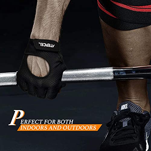ATERCEL Weight Lifting Gloves Full Palm Protection, Workout Gloves for Gym, Cycling, Exercise, Breathable, Super Lightweig...