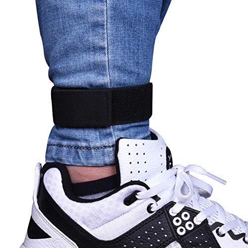 Wisdompro Cowboy Boot Straps, 1 Pair Ankle Bands Blousing Garter Blousers Lasso Pant Leg Clip Jeans Wrap for Biking, Fishing