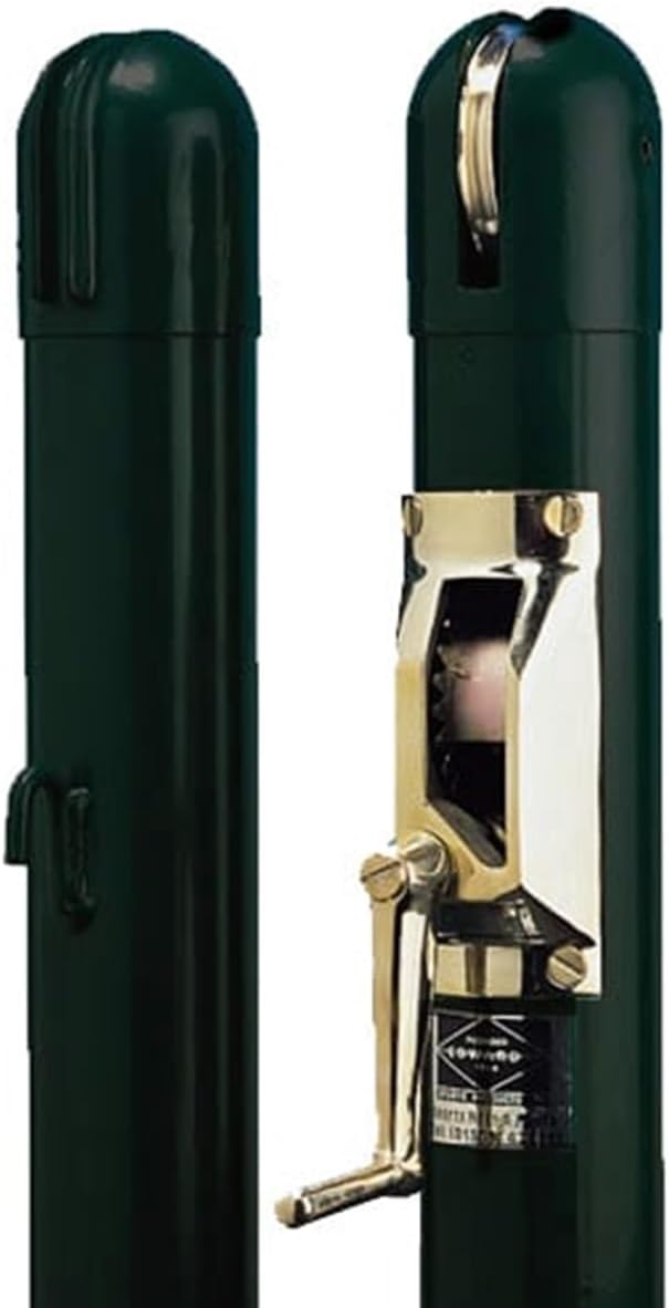 Do It Tennis Edwards 2 7/8 Inch Classic Round Tennis Posts (Black)