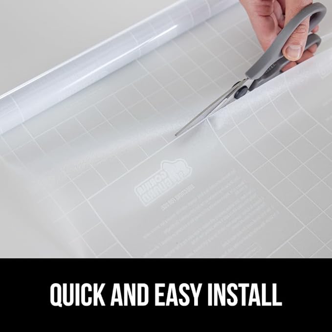 GORILLA GUARD Two Way Sun Blocking Window Privacy Film, 29.5" x 78.7", Strong Static Clings to Glass Windows, Peel and Stick, Removable No Residue Stickers, Decorative Bathroom Door Coverings, Frosted