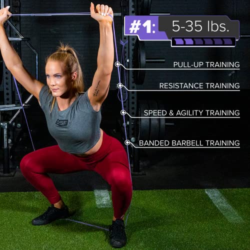 Serious Steel 41" Assisted Pull-up Band, Heavy Duty Resistance Band Sets, Stretching, Powerlifting, Resistance Training an...