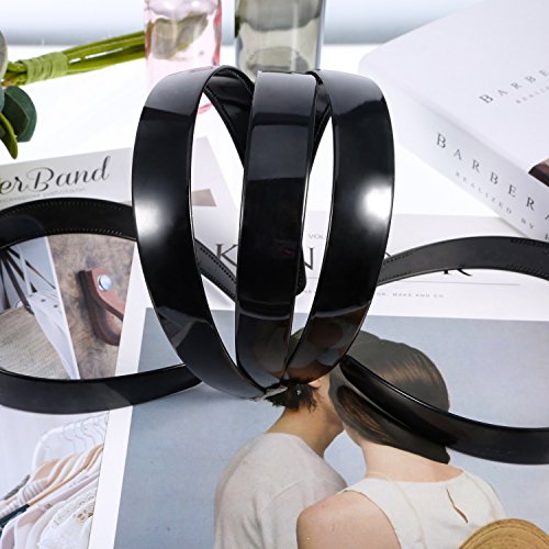 HESTYA 20 Pcs 1 Inch Black Plastic Headbands for Women Plain Craft Hairband with Teeth DIY Hair Accessories Headwear for G...