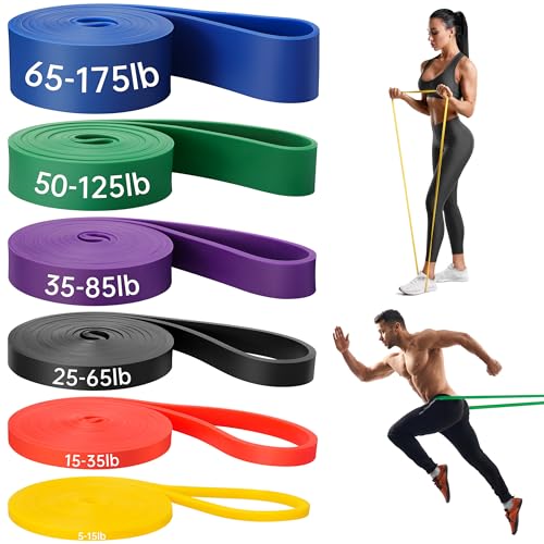 Resistance Bands for Working Out, Workout Bands, Training Bands Set, Pull Up Exercise Bands for Home Workouts, Full Body T...