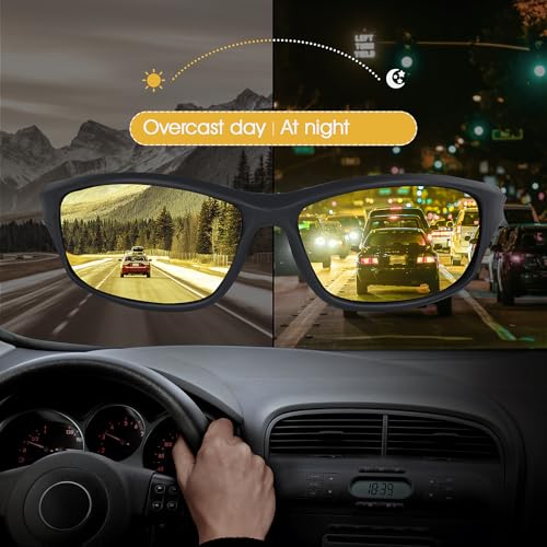 Duduma Polarized Sports Sunglasses for Men Women Running Cycling Fishing Golf Driving Shades Sun Glasses Tr90
