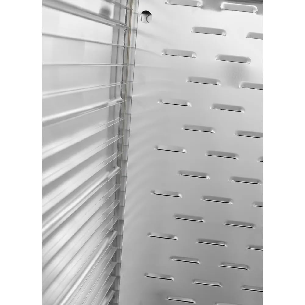 Kratos Full Size Commercial Non-Insulated Holding and Proofing Cabinet | Holds 36 Full Size Sheet Pans | Mobile | Clear Door | 120V, 1440W (28W-152)