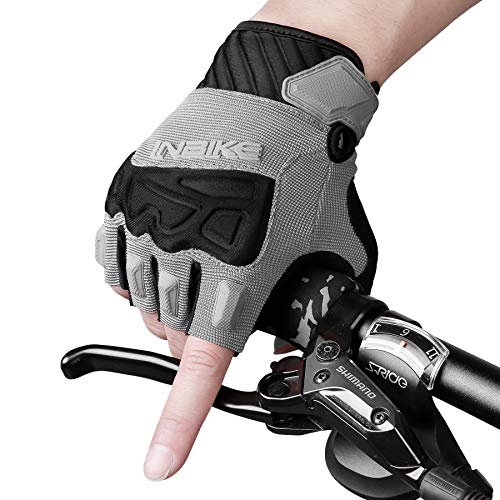 INBIKE Fingerless Cycling Gloves Breathable Protective for Road Mountain Bike MTB Riding