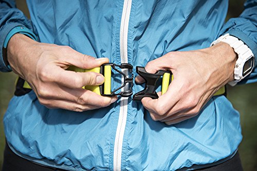 Nathan Peak Running Hydration Waist Pack Belt w/ Speed Draw Flask Water Bottle, 18oz/535 ml Push/Pull Race Cap, Expandable...