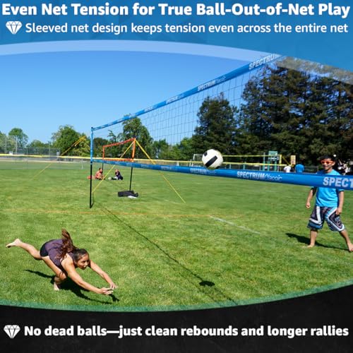 Park & Sun Sports Spectrum Classic: Adjustable Professional Outdoor Volleyball Net System
