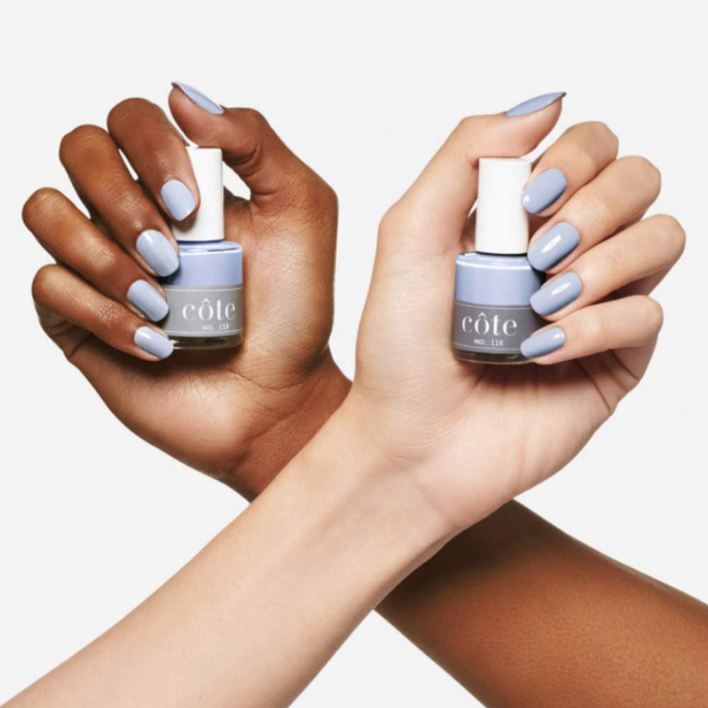 Cote Toxin Free Nail Polish (No. 118 Chalky Light Blue)