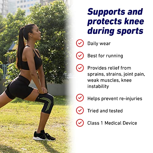 Neo-G Knee Compression Sleeve for Sports - Breathable, Lightweight, Elastic Knee Sleeve for running, Compression Knee Slee...