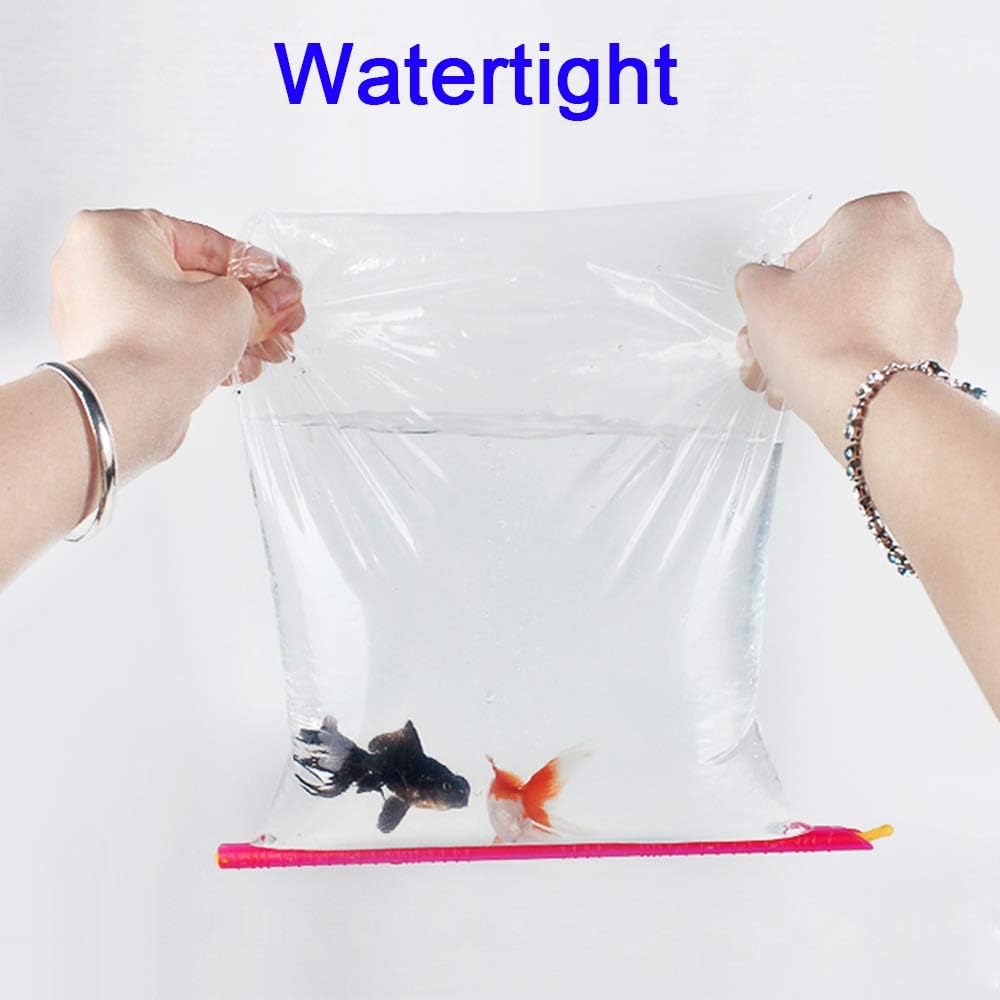 16-PCS Magic Bag Sealer Stick, Chip Clips Plastic Bag Sealer Stick, Stay Fresh Bag Sealer Sticks - 16 Plastic Closure Rods - 4 Sizes - Magic Kitchen Food Storage Clips