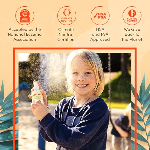 Active Skin Repair Kids First Aid Spray - Non-Toxic & Natural Kids Antiseptic Formula for Minor Cuts, Wounds, Scrapes, Ras...