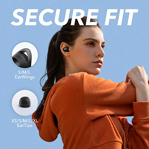 Soundcore by Anker Life A1 True Wireless Earbuds, Powerful Customized Sound, 40H Playtime, Wireless Charging, USB-C Fast C...