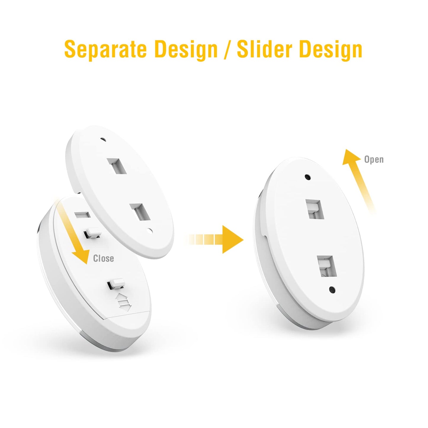 Shineled LED Puck Light, Battery Operated with Remote, Soft Lighting, Oval, 4000K Warm White, 6 Pack