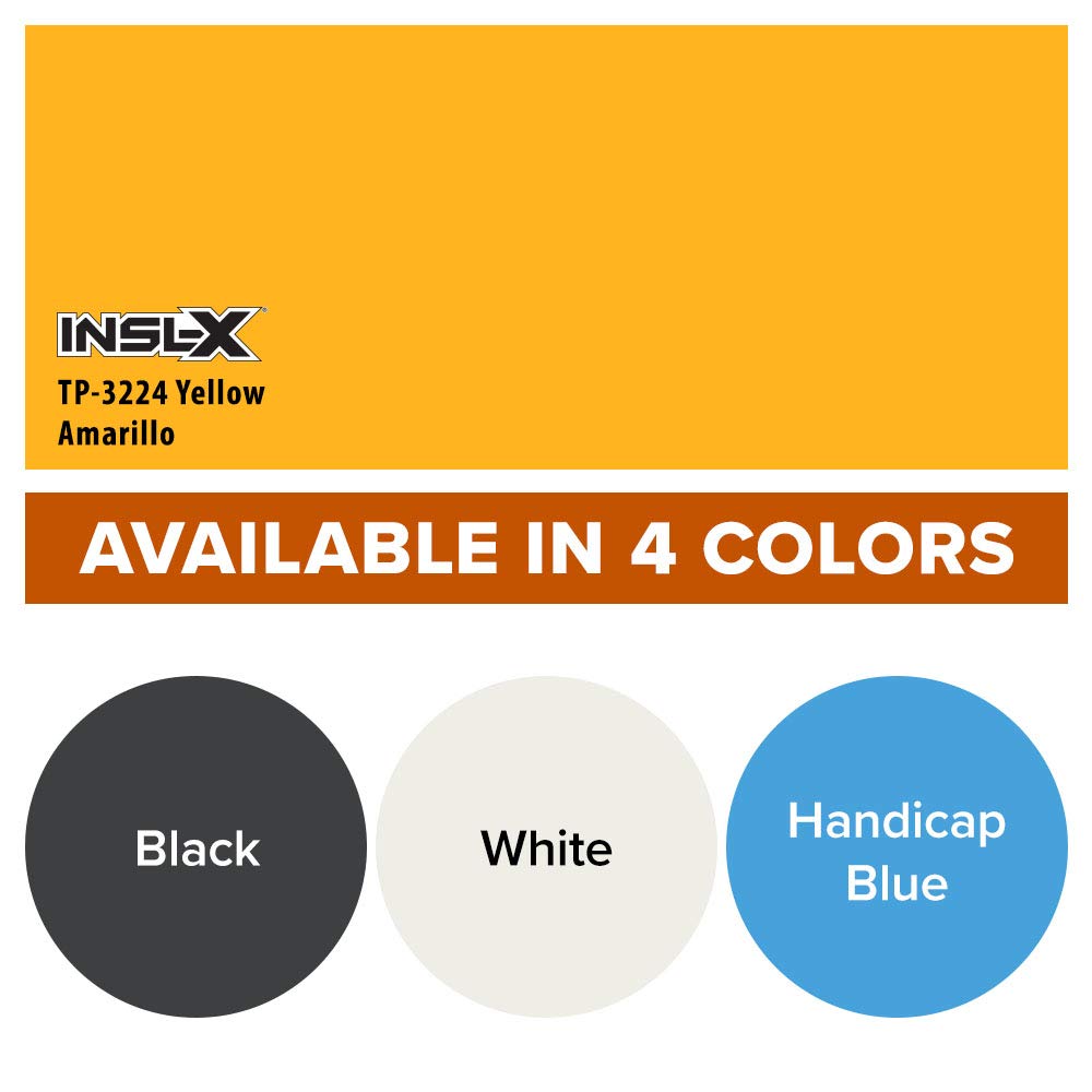 INSL-X Acrylic Latex Traffic Paint, Yellow, 1 Gallon