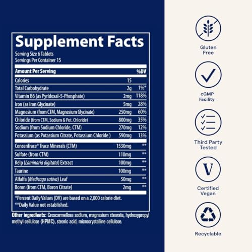 Trace Minerals Electrolyte Stamina - Daily Hydration Supplement for Electrolyte Balance - Energy Support - Full Spectrum o...