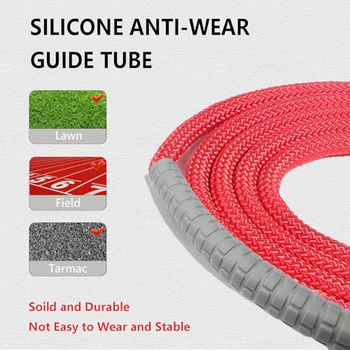 TIMEASY Weighted Jump Rope Nylon Adjustable - Tangle-Free Jump Rope for Women, Men, Kids, and Adults with Foam Handle, Rap...