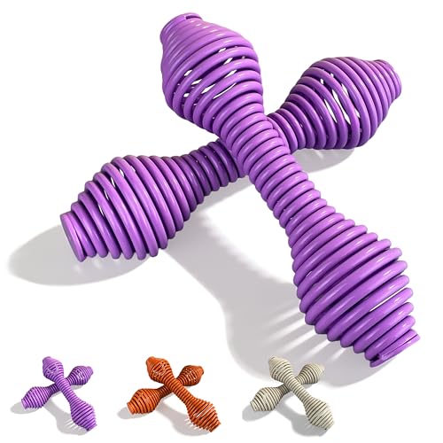 WITSPARKLLE 5.5 lb Dumbbells Set of 2 for Women, Spring Dumbbell Set with Solid Steel Core, Non-Slip Hand Weights for Home...