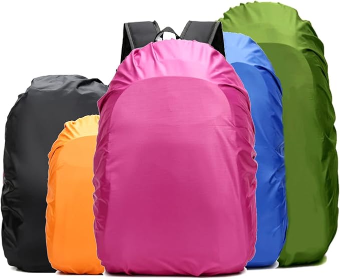 Frelaxy Waterproof Backpack Rain Cover, 8000mm Waterproof Level, Upgraded Ultra-Strong Multilayer Structure, Antislip Cross Buckle Strap, Ultralight Compact Portable, for Hiking, Camping, Traveling