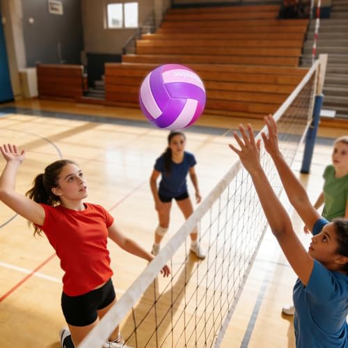 AceVernine Soft Touch Volleyballs Size 5 for Youth Teen Girls Kids Beginners Team Training Durable Volleyball Ball for Out...