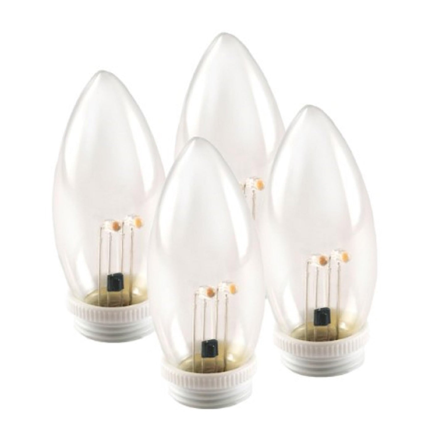 Celestial Lights Replacement Bulbs Multi Pack for Window Candles, Model P-1251, Glass, Compatible with 3xAA and 4xAA Models