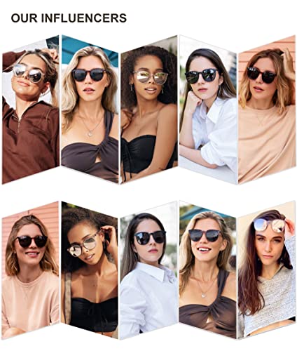 SOJOS Oversized Round Polarized Sports Sunglasses for Women Men, Ultralight TR90 Womens Mens Sport Sunglasses SJ2092