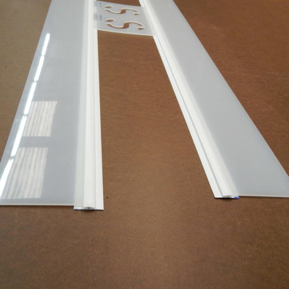 Stencil Trac Rails for Letter/Number Stencils | Part#: 10001146 | Use for Marking Parking Spaces, Doors & Walls | 2 Locking Rails 48″ W & 2 Overspray Panels | Stencils Sold Separately | Made in USA