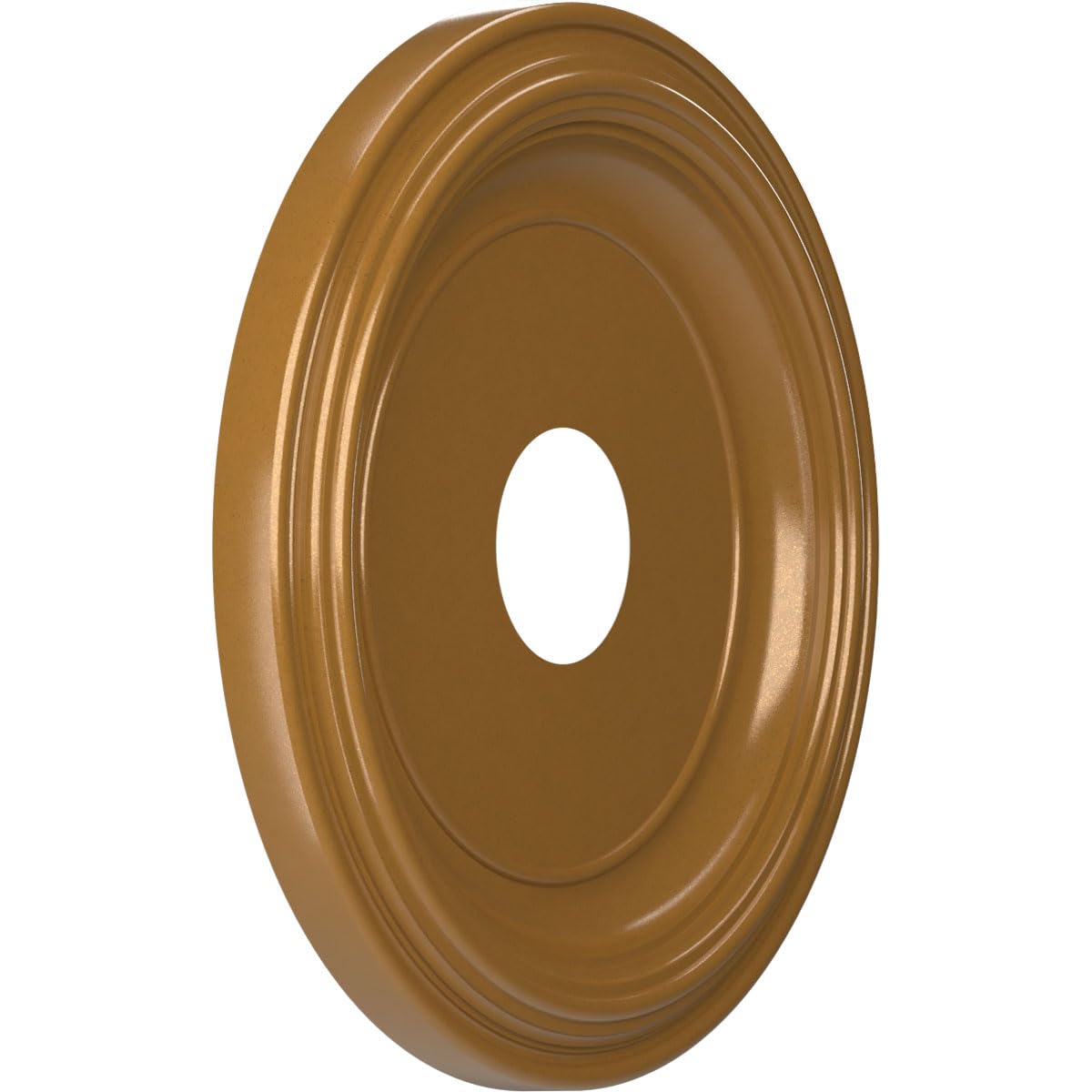 16Od X 3 1/2Id X 1 3/8P Traditional Thermoformed Pvc Ceiling Medallion (Fits Canopies Up To 9 1/2), Universal Aged Metallic Vint