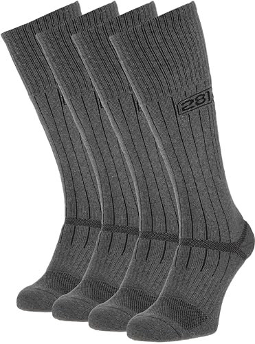 281Z Military Demi Season Breathable Mid Calf Uniform Boot Socks - Army Tactical Trekking Hiking - Outdoor Fishing Hunting
