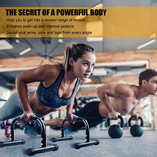 AmazeFan Parallettes Bars, Push Up Bars Strength Training For Handstands, Full Planche & Dips, Calisthenic, Gymnastic, [1...