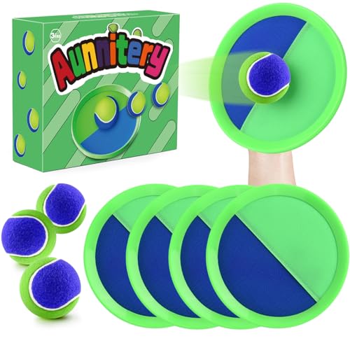 Toss and Catch Ball Set Beach Toys for Kids Outdoor Toys and Yard Games for Boys and Girls Improves Focus Great for Exerci...
