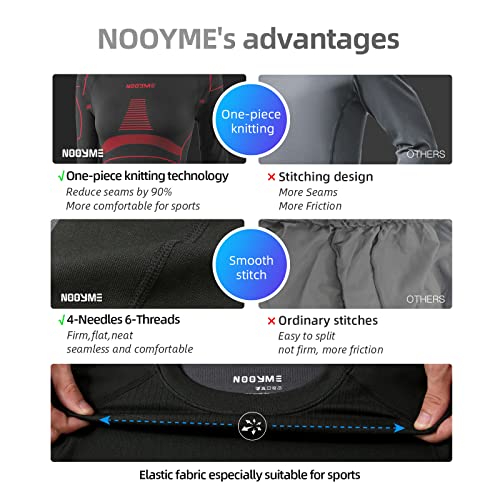 NOOYME Thermal Underwear Base Layer for Women, Long Johns for Cold Weather