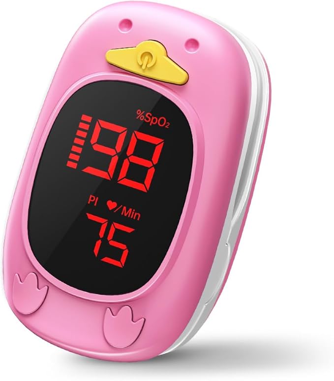 Child Pulse Oximeter For Kids - Pulse Oximeter Fingertip Childrens Pulse Oximeter Oxygen Meter Finger Pulse Oximeter ids, ...