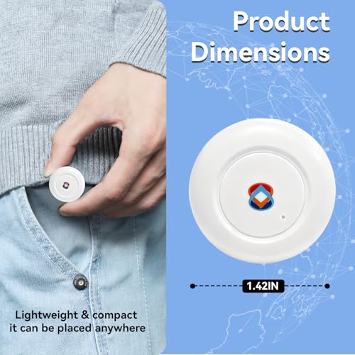 2025 GPS Tracker for Vehicles, Cars & Kids–Real-Time Tracking with Worldwide Coverage | No Monthly Fee & No SIM Needed | I...